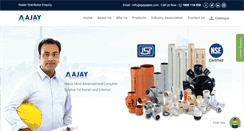 Desktop Screenshot of ajaypipes.com